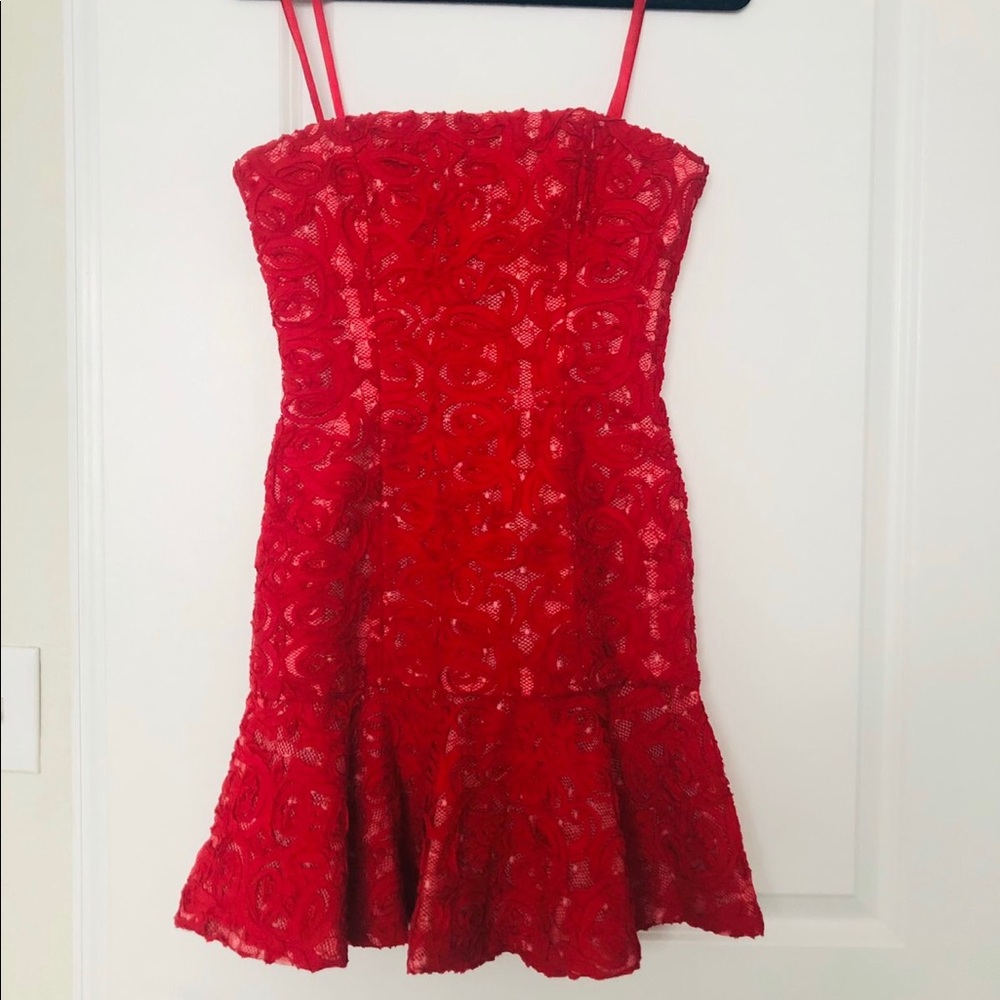 Red dress